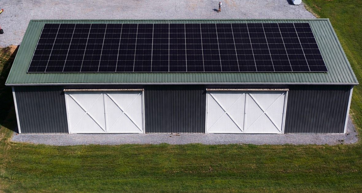 Hyundai agricultural solar installation in Mauch Chunk, PA