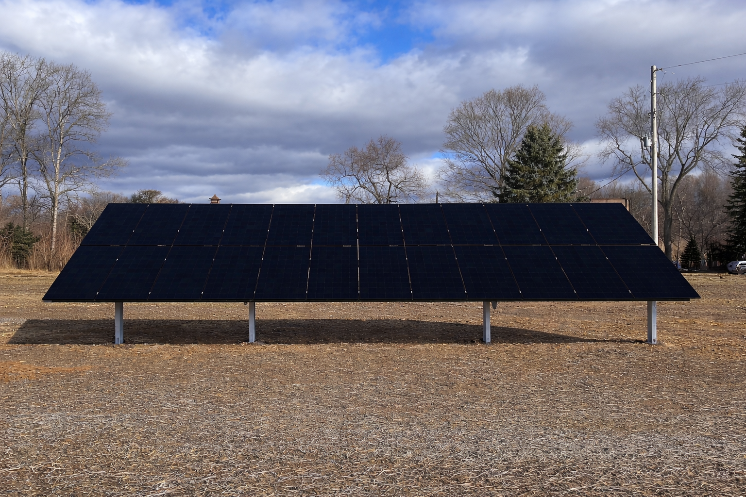 Maxeon ground mount commercial installation in Macungie, PA