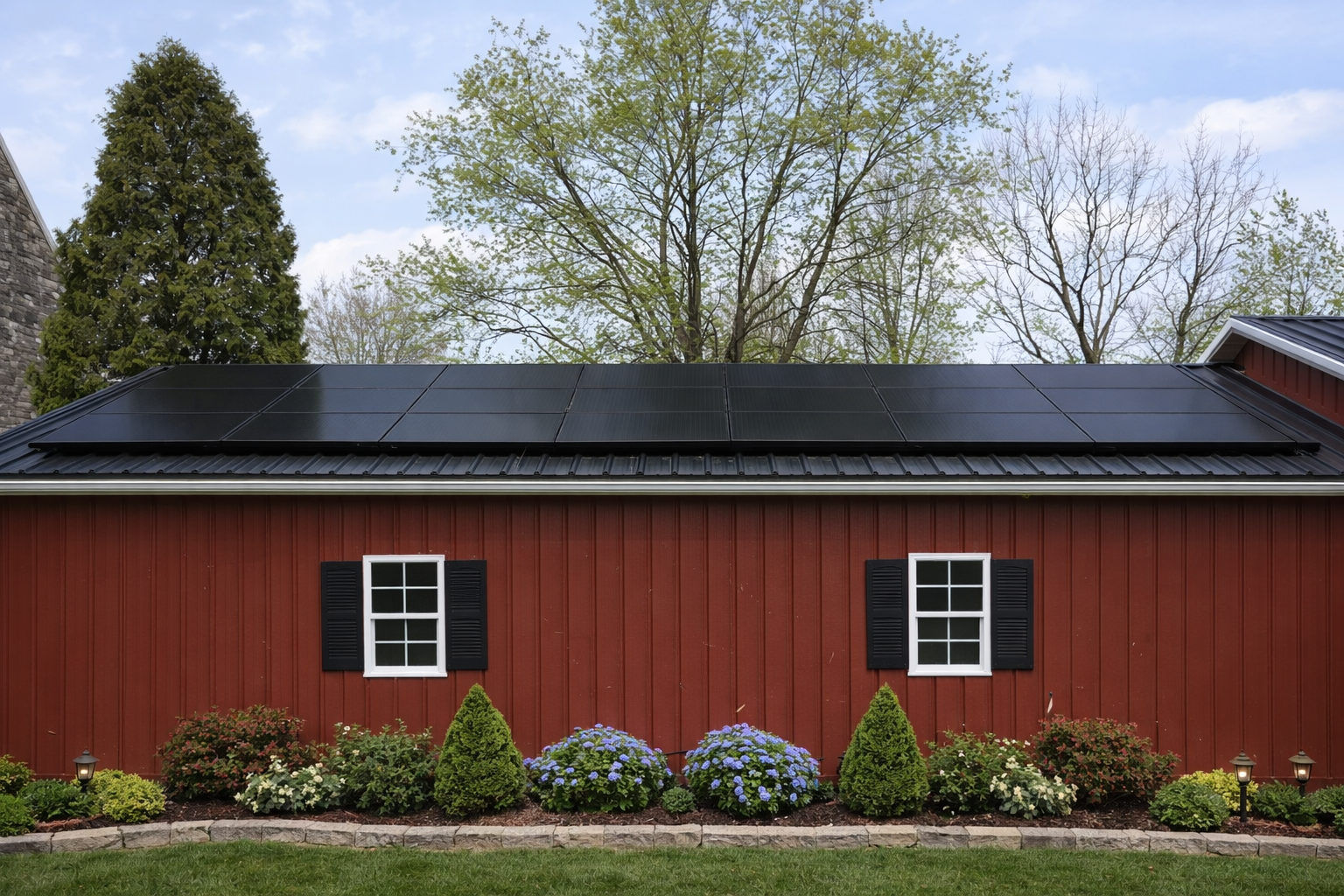 Q CELLS commercial solar installation in Bernville, PA