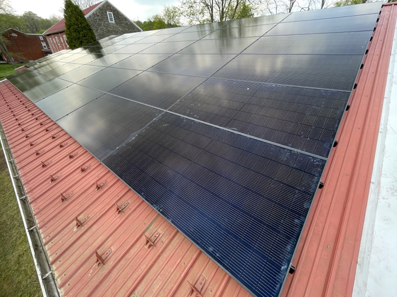 Q CELLS commercial solar installation in Exton, PA