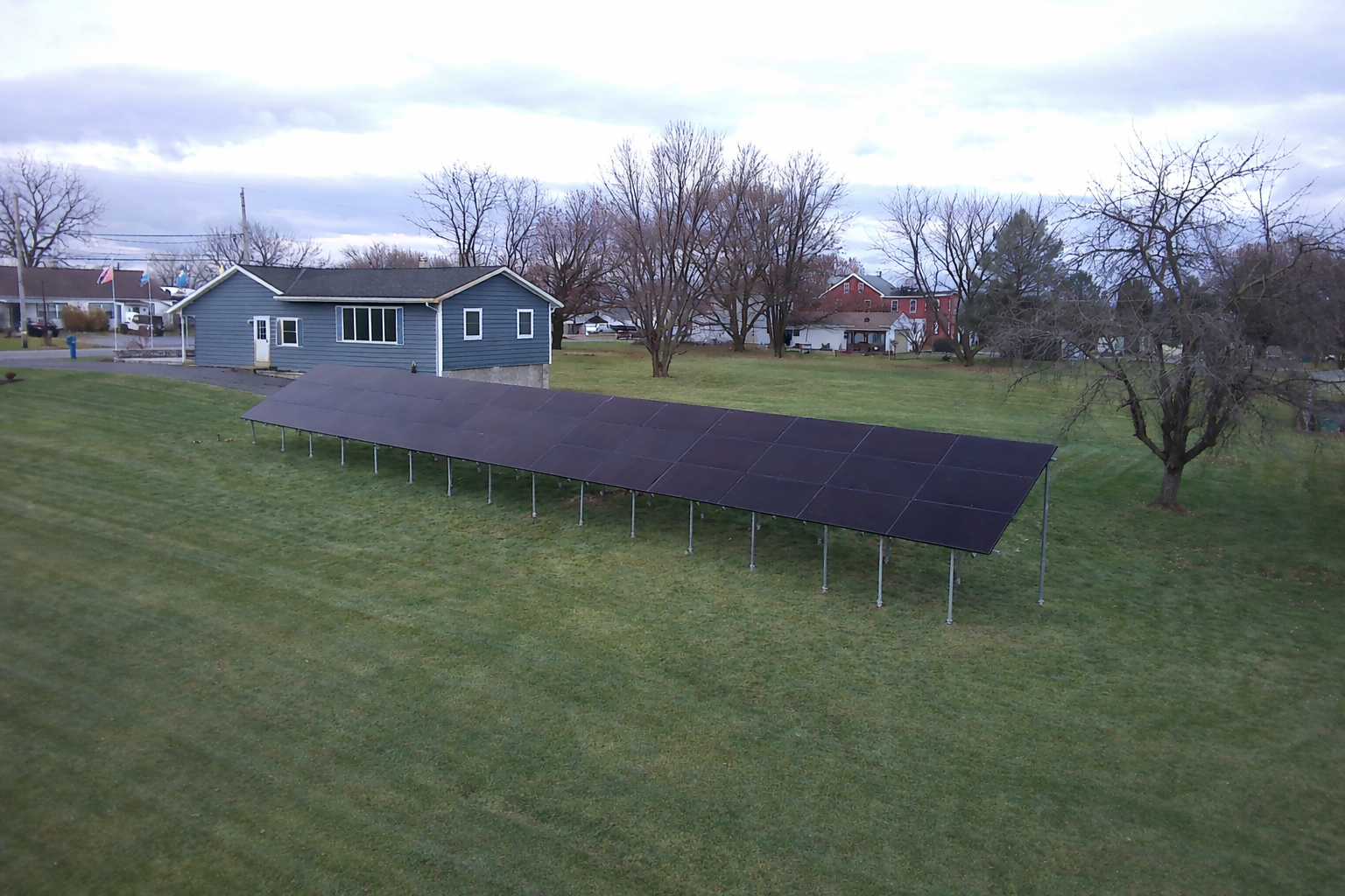 Maxeon ground mount solar installation in Kutztown, PA