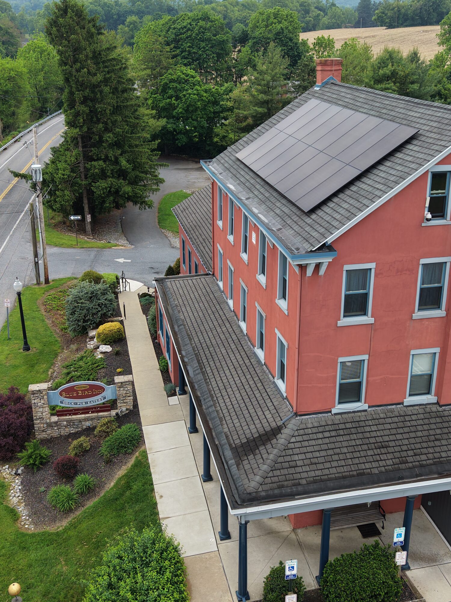 Blue Bird Inn solar installation in Lebanon, PA